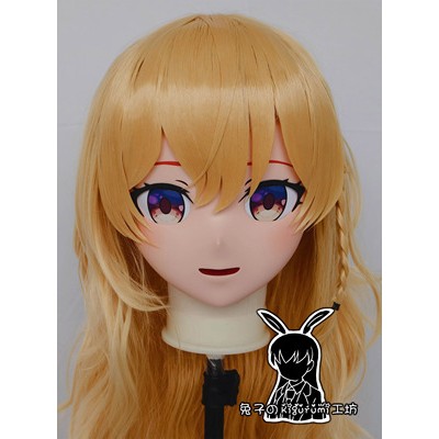 (RB327)Customize Full Head Quality Handmade Female/Girl Resin Japanese Anime Cartoon Character Kig Cosplay Kigurumi Mask